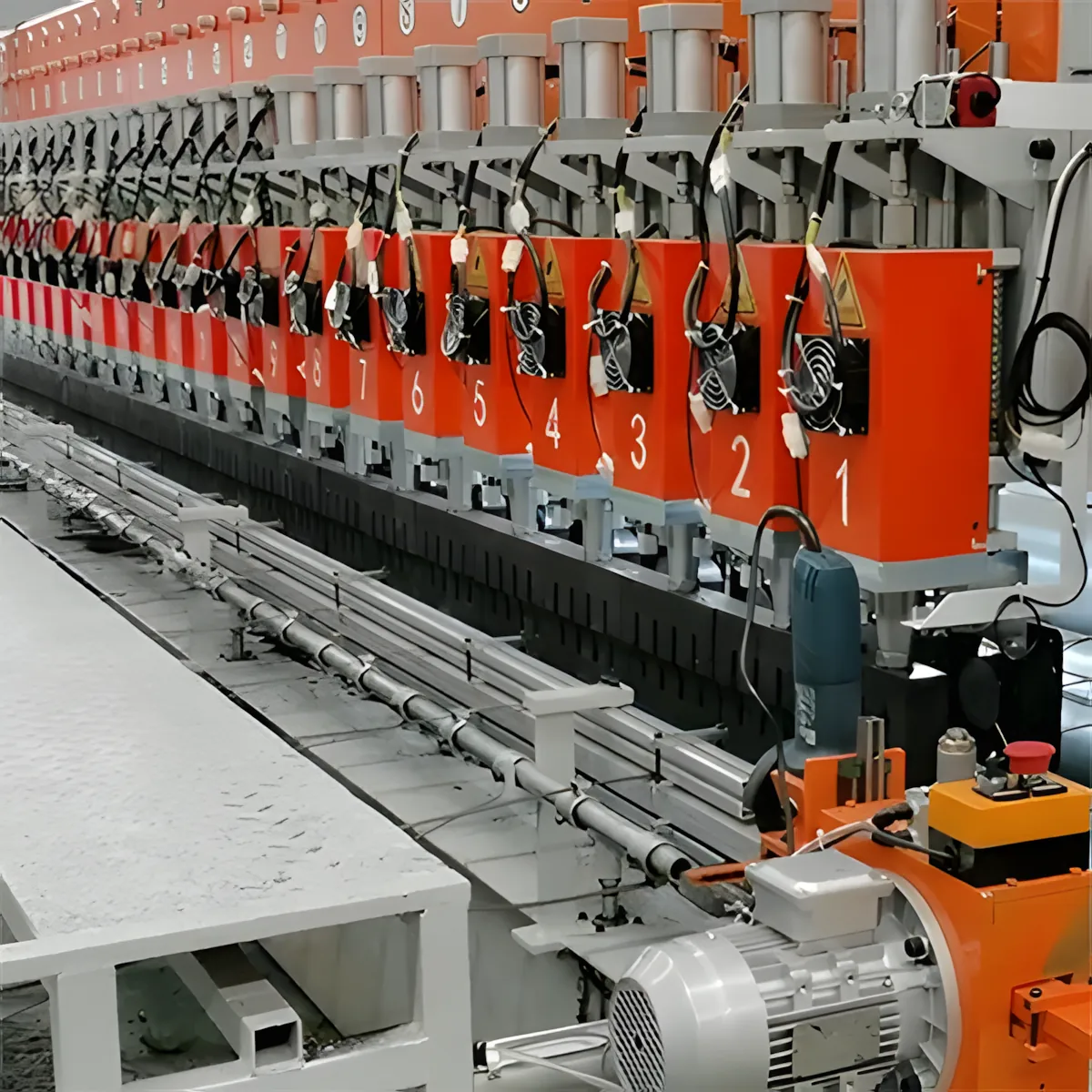 Ruimin ultrasonic geogrid production equipment