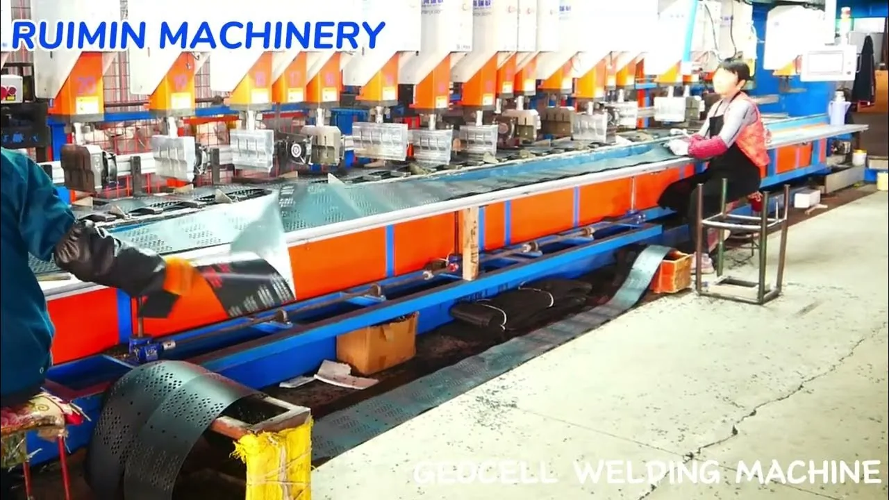 Ultrasonic geocell welding — video thumbnail