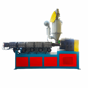 Polyester Fiber Bundled Geogrid Strip Extruder